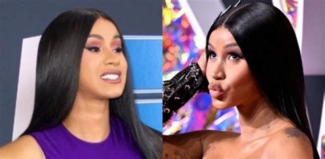 are cardi b boobs fake